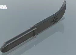 Solomons Dagger 3D print model