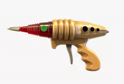 Space Pilot X Ray Gun Low-poly  3D model