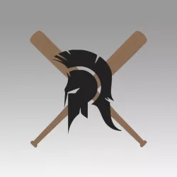 Spartan logo 3D model