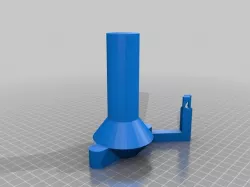Spool Holder that fits simple metal bed.