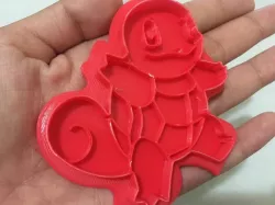Squirtle - Pokemon Cookie Cutter 3D print model