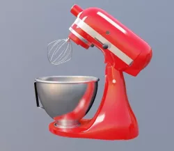 Stand mixer KitchenAid Artisan Low-poly  3D model