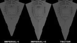 Star Destroyer set 3D model