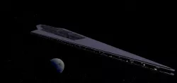 STAR WARS - EXECUTOR CLASS STAR DESTROYER Low-poly  3D model