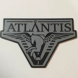 Stargate Atlantis Logo Coaster 3D print model