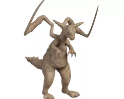  Statue of the monster 3D model
