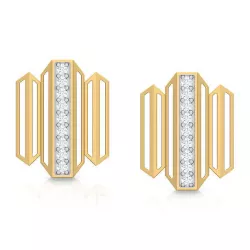 Studed Zigzag Earring  3D print model