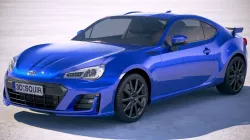 Subaru BRZ 2018 3D model