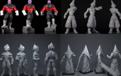 SuperHero 01 3D Model Collection