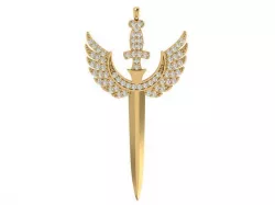 sword pendant  3D print model