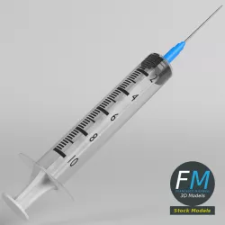 Syringe 3D model