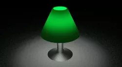 Table lamp  Low-poly  3D model