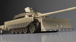 Tank T55 Low-poly  3D model
