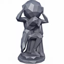 The Farnese Atlas Low Poly Low-poly  3D model