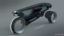 The Tron Drone Bike version 3x 3D model
