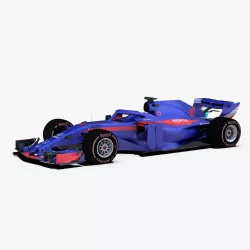 Toro Rosso STR13 car Low-poly  3D model