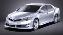 Toyota Camry SE 2013 USA VRAY 3D model