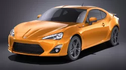 Toyota GT86 2015 VRAY 3D model