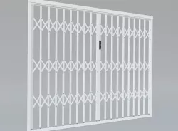 Trellis security double gate 3D model