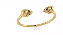 Two skull bracelet 3D print model