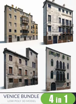 Venice Small Pack 3D Model Collection