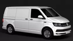 Volkswagen Transporter Van L1H1 Highline T6 2018 3D model