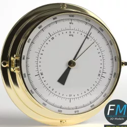 Wall Barometer 3D model