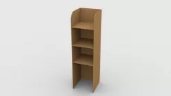 Wardrobe shelf Low-poly  3D model