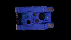 Warhammer 40k Land Raider models weathered corroded terrain 3D model