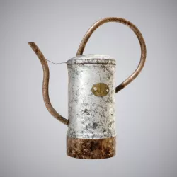 Water Can Old Low-poly  3D model