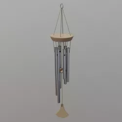 Wind Chime Low-poly  3D model