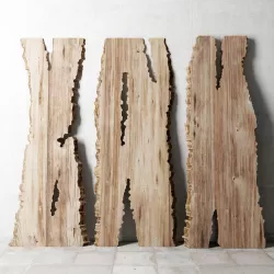 Wood slab 3D model
