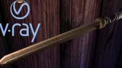 Wooden Fantasy Swords Low-poly  3D model