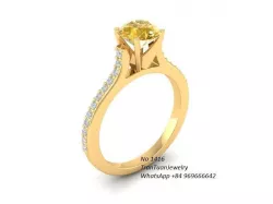 1416 luxury diamond ring 3D print model