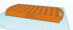 375 Reloading Tray with handles 3D print model