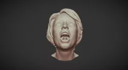 3D Printable Female Body Face 01 3D print model