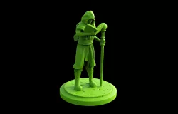 3d Printable Wizard Apprentice Miniature 3D print model