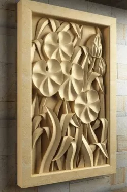 6 pcs wall art 3D models for artcam and aspire 3D print model