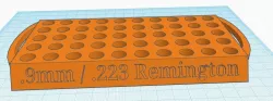 9 mm and 223 Remington Reloading Tray with handles 3D print model
