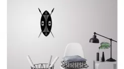 African Shield for wall decoration 3D print model