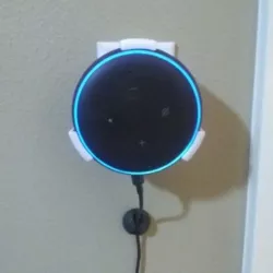 Alexa Echo Dot Wall Holder 3D print model