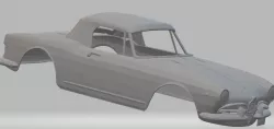 Alfa Romeo Guilietta Spider Printable Body Car 3D print model