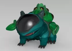 Alien Bulbasaur 3D print model