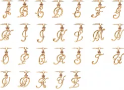 Alphabet Initial pendant 3D print model