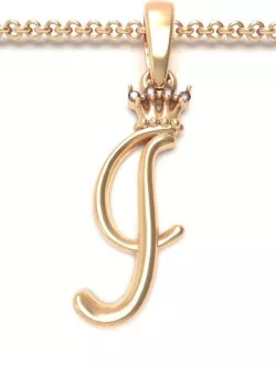 Alphabet Initial pendant letter I 3D print model