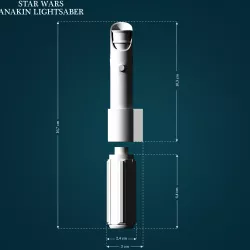 Anakin Lightsaber from Star Wars 3D print model