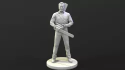 Ash vs evil dead figurine 3D print model