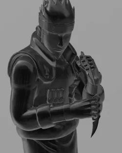 Asuma Sarutobi from Naruto 3D print model
