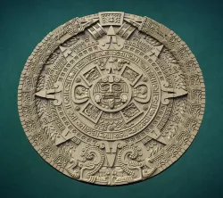 Aztec calendar 3D print model