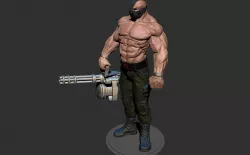 Bane batman  3D print model
